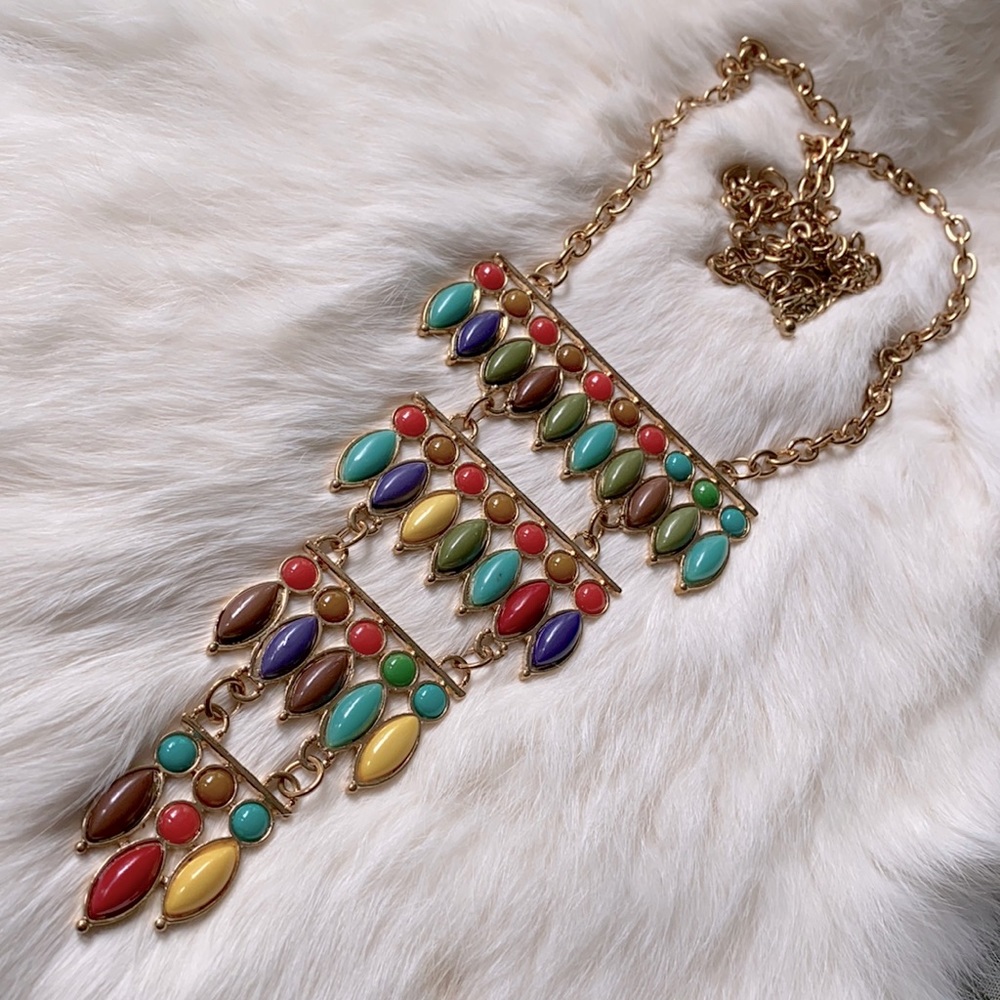 Deja Vu Boutique | Boho Bib Tiered Necklace